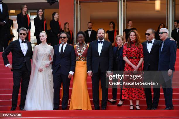 Jury Members of the main competition Pawel Pawlikowski, Elle Fanning, Alejandro Gonzalez Inarritu, Maimouna N'Diaye, Yorgos Lanthimos, Kelly...