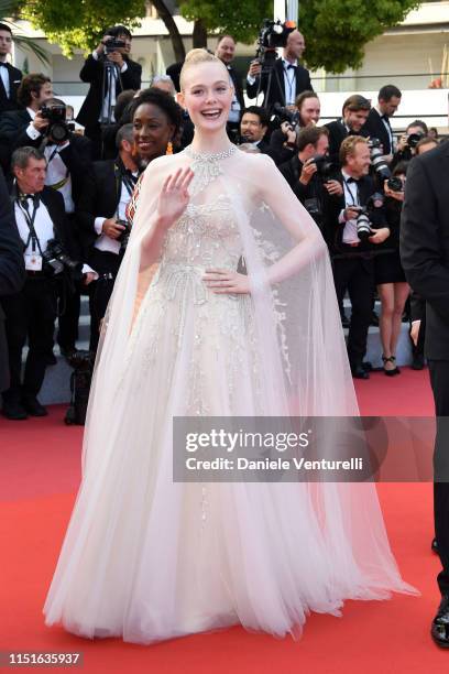 Elle Fanning attends the closing ceremony screening of "The Specials" during the 72nd annual Cannes Film Festival on May 25, 2019 in Cannes, France.