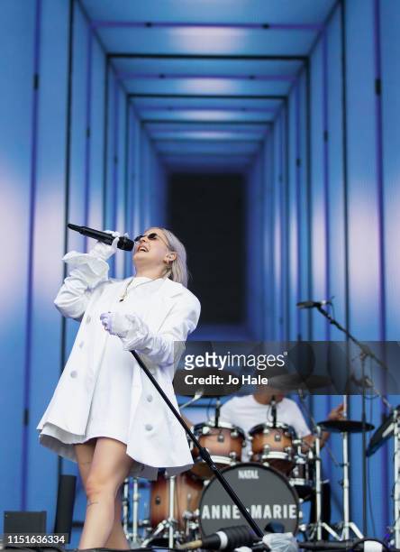 Anne-Marie performs at the Radio 1 Big Weekend at Stewart Park on May 25, 2019 in Middlesbrough, England.