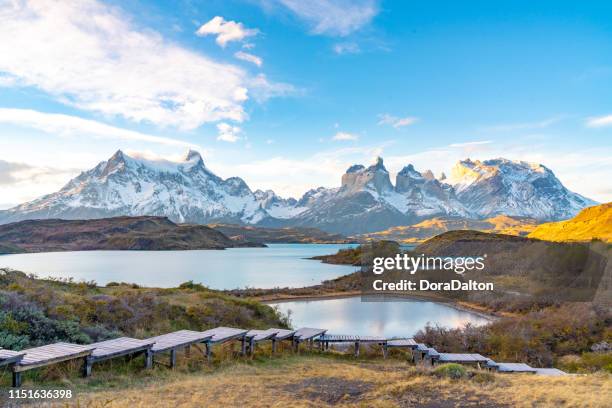 torres del paine national park, chile. (torres del paine national park) - explora park stock pictures, royalty-free photos & images