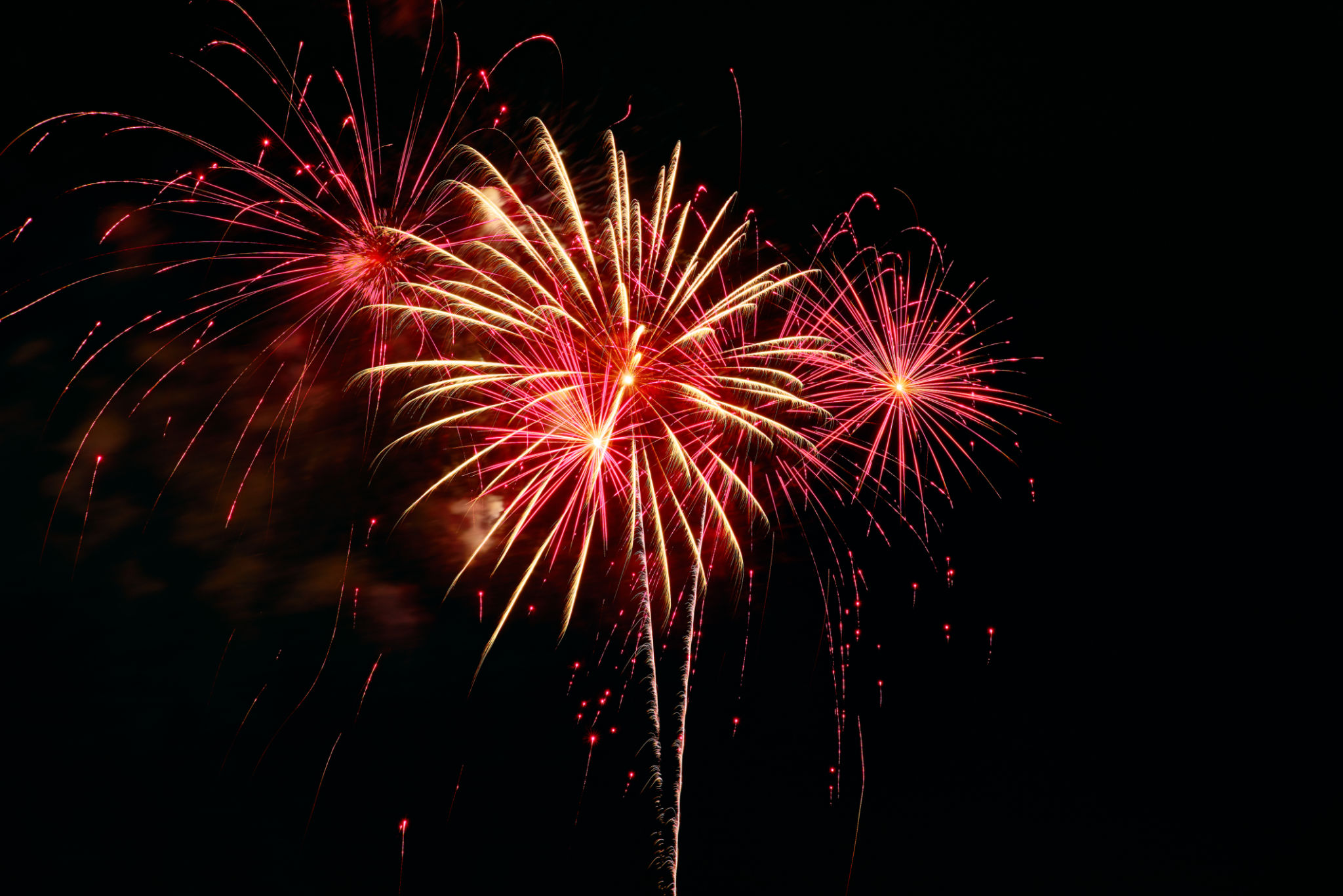 colorful fireworks
