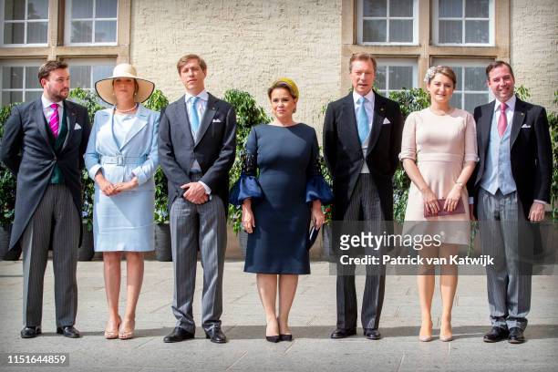 Grand Duke Henri of Luxembourg, Grand Duchess Maria Teresa of Luxembourg, Hereditary Grand Duke Guillaume of Luxembourg, Hereditary Grand Duchess...