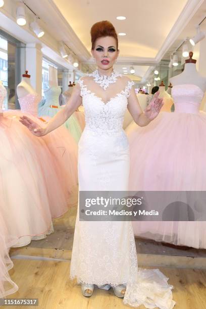 Carmen Campuzano during a performance as part of an event at the Rafael Hernandez' Store on May 25, 2019 in Mexico City, Mexico.