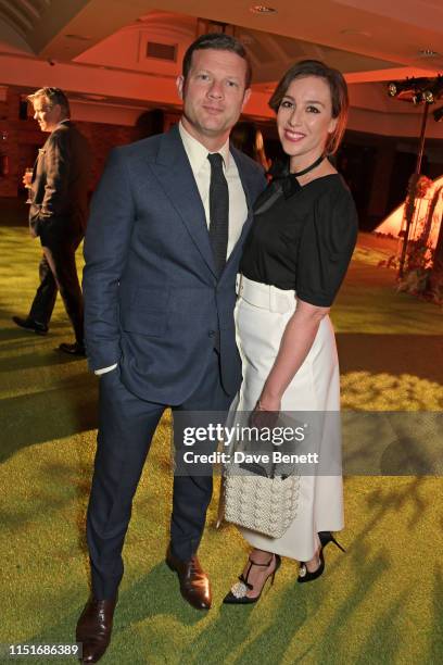 Dermot O'Leary and Dee Koppang O'Leary attend the Midsummer Party for The Old Vic at The Brewery on June 23, 2019 in London, England.