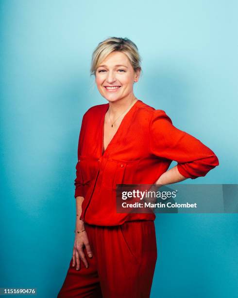 Journalist Anne-Elisabeth Lemoine poses for a portrait on December 18, 2018 in Paris, France.