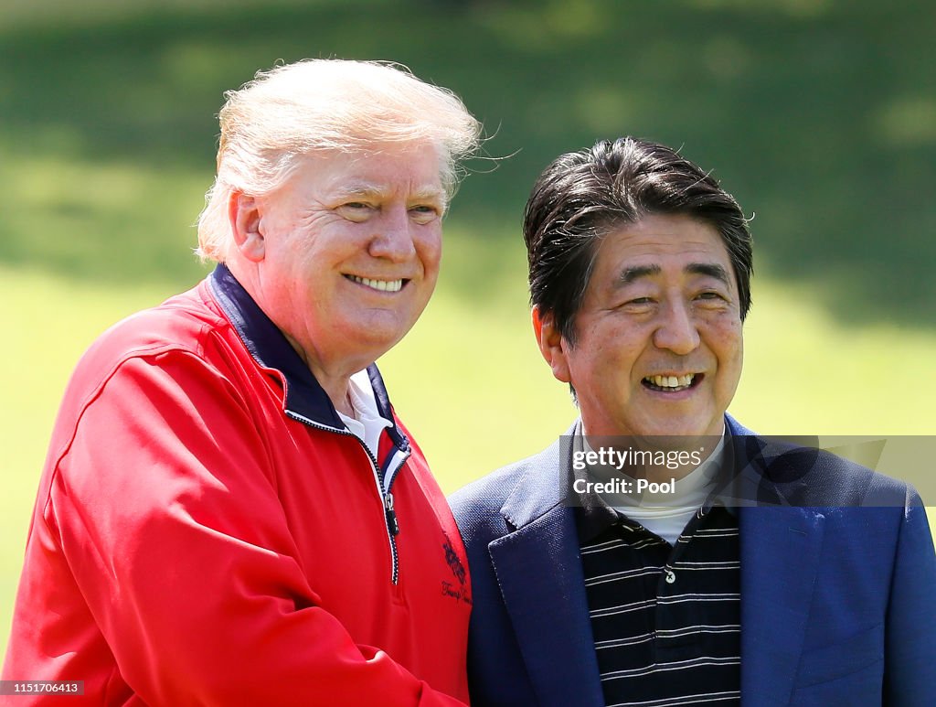U.S. President Trump Makes State Visit To Japan
