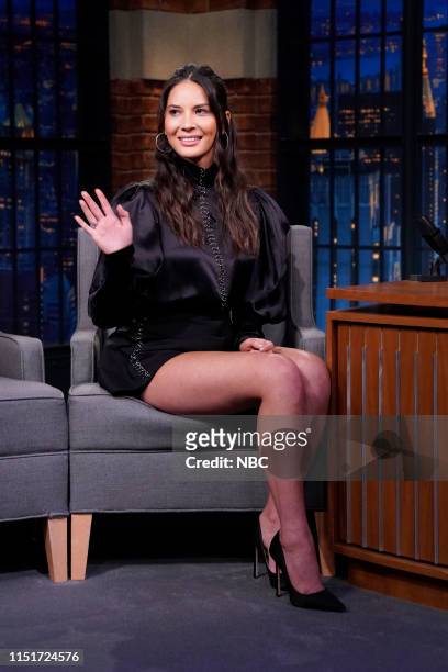 Episode 852 -- Pictured: Actress Olivia Munn during an interview on June 24, 2019 --