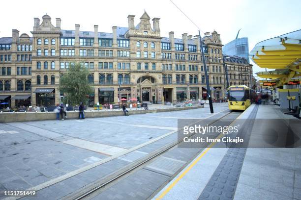 corn exchange, manchester - railroad station stock pictures, royalty-free photos & images