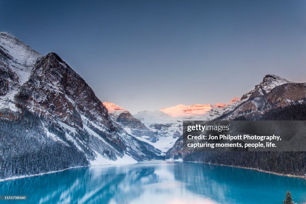 Lake Louise sunrise Alberta Canada