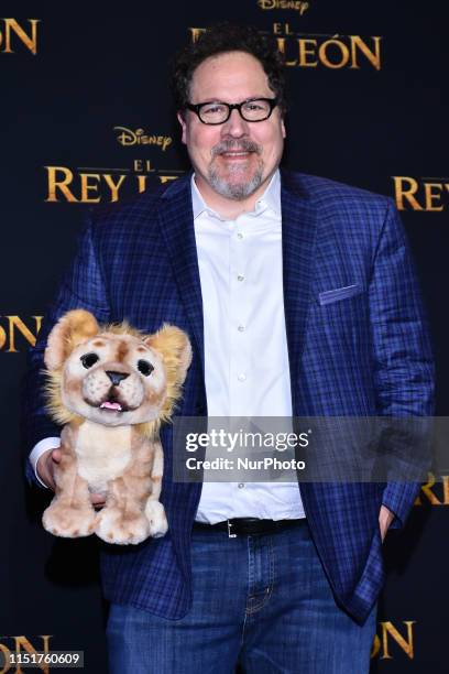 Director Jon Favreau attends at press conference to promete his latest film 'The Lion King' at St. Regis Hotel on June 24, 2019 in Mexico City, Mexico