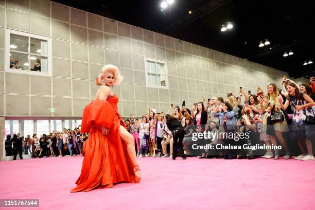Brooke Lynn Hytes attends RuPaul's DragCon LA 2019 at Los Angeles Convention Center on May 25, 2019 in Los Angeles, California.