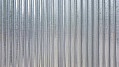 White Corrugated metal or zinc texture surface