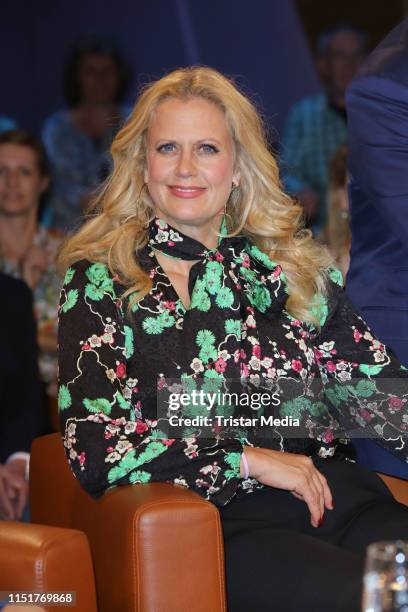 Barbara Schoeneberger during the NDR Talk show on May 24, 2019 in Hamburg, Germany.