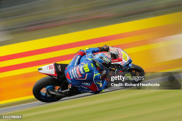 Bradley Ray in action during the Bennetts British Superbike Championship at Donington Park on May 26, 2019 in Castle Donington, England.