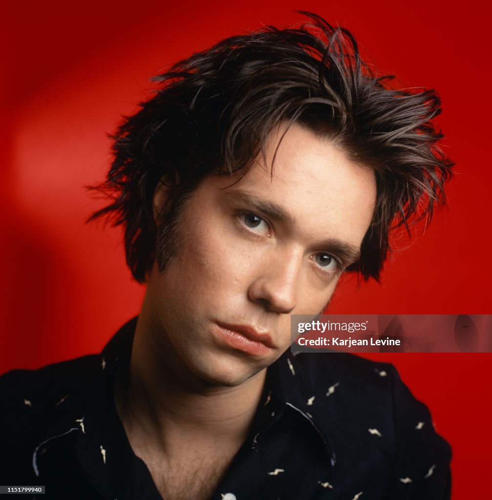 Rufus Wainwright With Red Backdrop