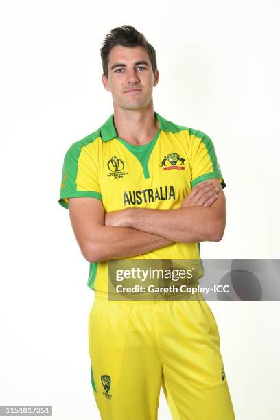 Pat Cummins of Australia poses for a portrait prior to the ICC Cricket World Cup 2019 at on May 26, 2019 in Southampton, England.