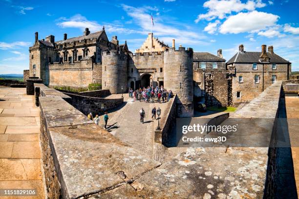 stirling castle, schottland, uk - stirling stock-fotos und bilder