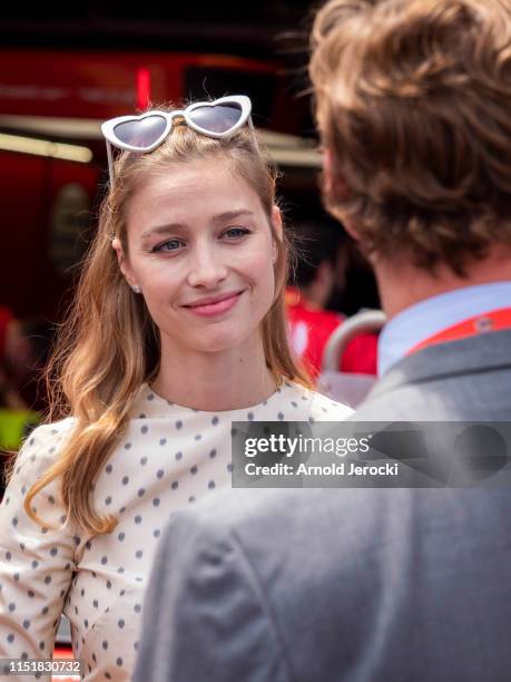 Beatrice Casiraghi attends the F1 Grand Prix of Monaco on May 26, 2019 in Monte-Carlo, Monaco.