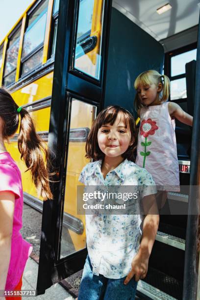 Getting Off Students Getting Off Bus Photos and Premium High Res Pictures - Getty ...