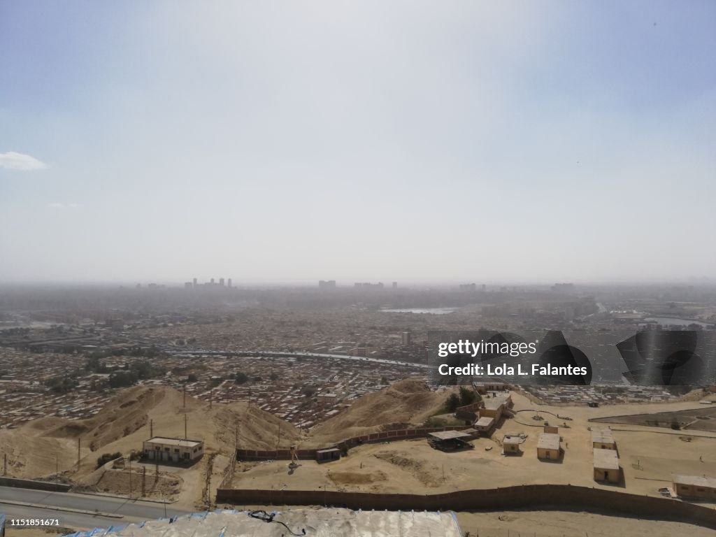 View of Cairo’s City of the dead from Mokattam hills