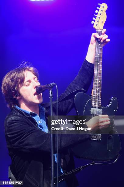 Van McCann of Catfish And The Bottlemen performs at the Radio 1 Big Weekend at Stewart Park on May 26, 2019 in Middlesbrough, England.