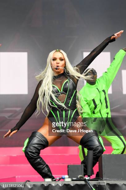 Jesy Nelson of Little Mix performs at the Radio 1 Big Weekend at Stewart Park on May 26, 2019 in Middlesbrough, England.
