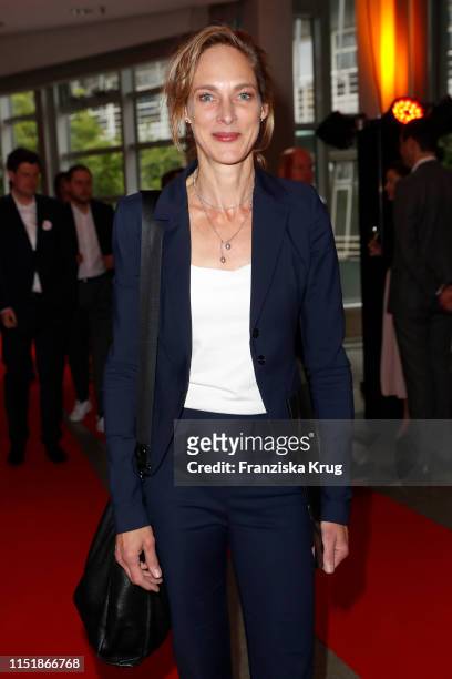 Sophie von Kessel attends the "Tag des Journalismus" with Nannen Award 2019 at Gruner + Jahr publishing house at Baumwall on May 25, 2019 in Hamburg,...