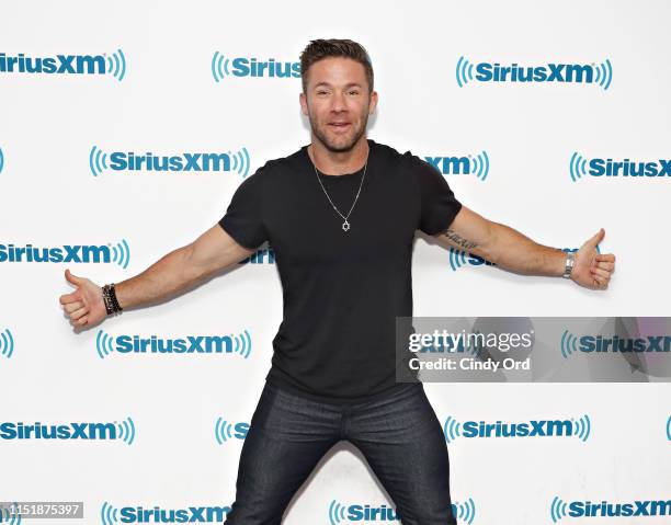 SiriusXM presents a Town Hall with New England Patriots wide receiver Julian Edelman, hosted by Jim Miller at SiriusXM Studios on June 25, 2019 in...