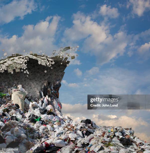 recycling profits - climate change money stock pictures, royalty-free photos & images