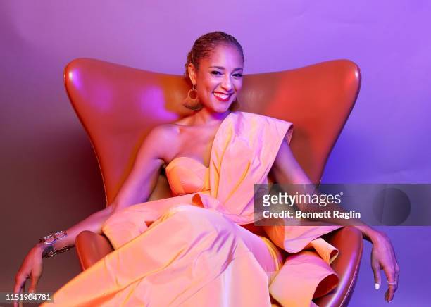 Amanda Seales poses for a portrait during the BET Awards 2019 at Microsoft Theater on June 23, 2019 in Los Angeles, California.