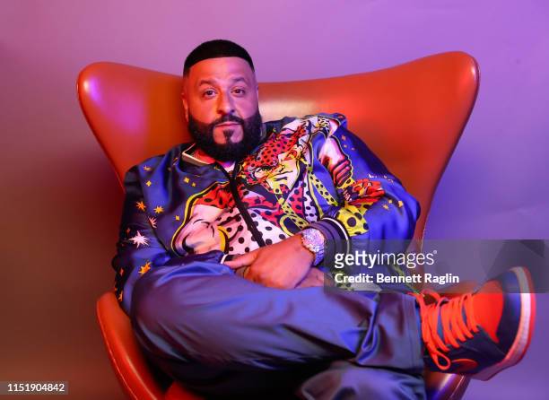 Khaled poses for a portrait during the BET Awards 2019 at Microsoft Theater on June 23, 2019 in Los Angeles, California.