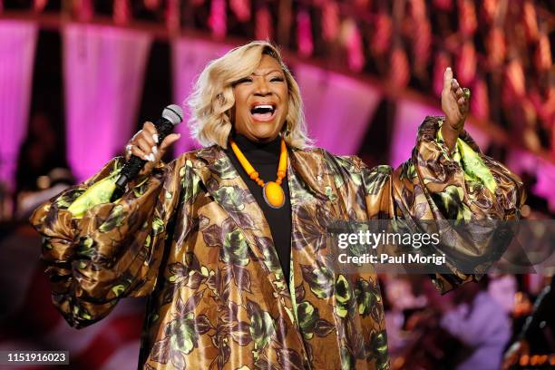 Grammy Award-winning legend Patti LaBelle performs at the 2019 National Memorial Day Concert at U.S. Capitol, West Lawn on May 26, 2019 in...