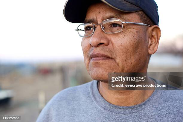 native american people - navajo male - native american ethnicity stock pictures, royalty-free photos & images