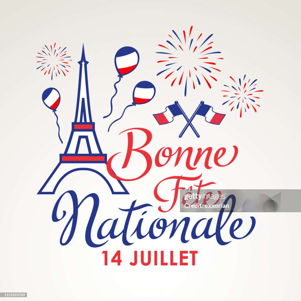 Celebración del día nacional francés