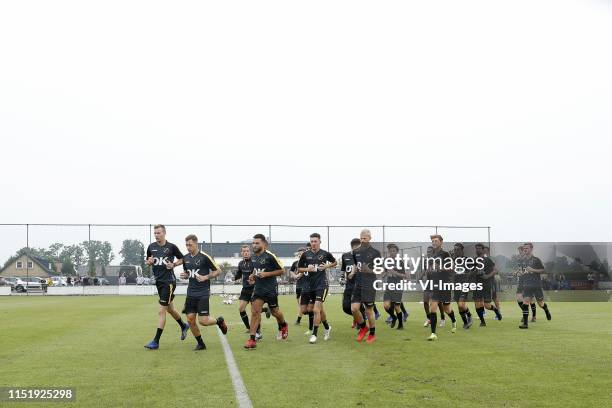 Arno Verschueren of NAC Breda, Alex Gersbach of NAC Breda, Tom Plezier of NAC Breda, Mounir El Allouchi of NAC Breda, Skender Loshi of NAC Breda, Jan...