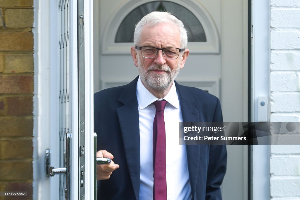 Jeremy Corbyn Leaves Home After Labour Punished In EU Election