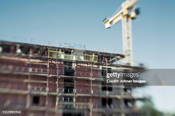 building under construction - lund stockfoto's en -beelden