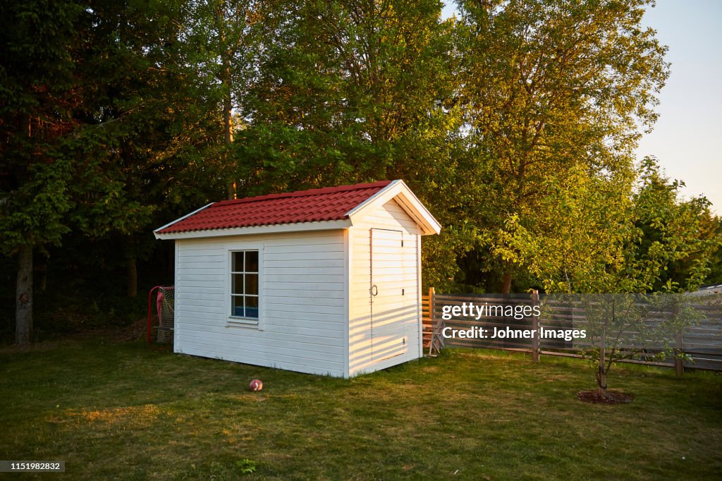 Wooden shed
