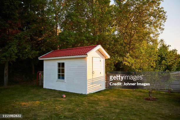 wooden shed - shed stock pictures, royalty-free photos & images
