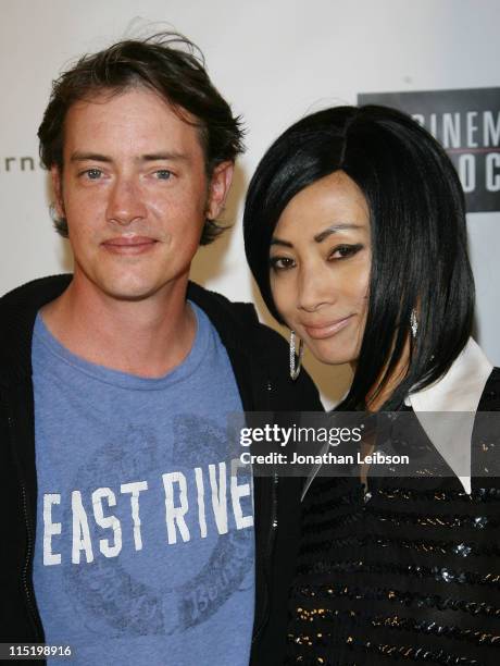 Jason London and Bai Ling arrive to "The Putt Putt Syndrome" Los Angeles Premiere at Culver Plaza Theaters on June 3, 2011 in Los Angeles, California.