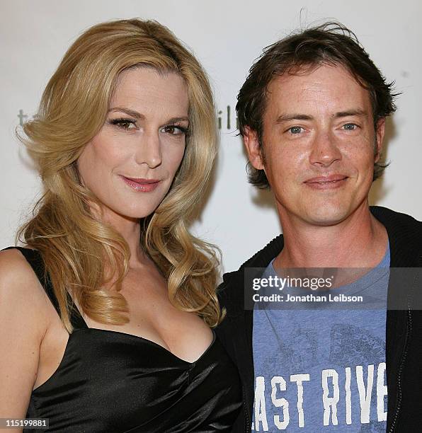 Thea Gill and Jason London arrive to "The Putt Putt Syndrome" Los Angeles Premiere at Culver Plaza Theaters on June 3, 2011 in Los Angeles,...