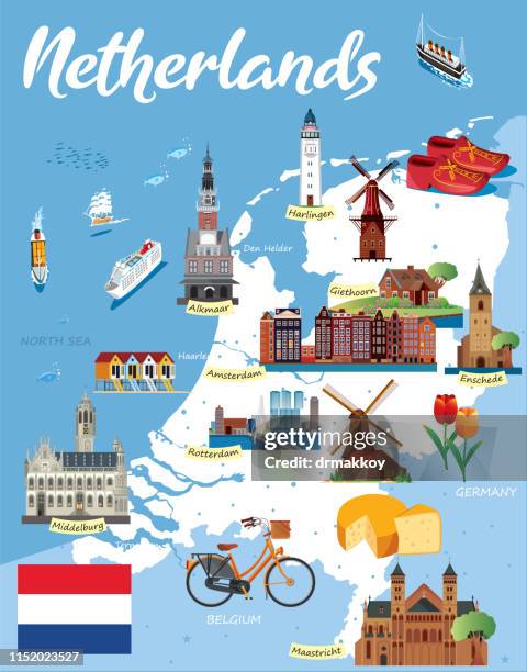 stockillustraties, clipart, cartoons en iconen met nederland - rotterdam