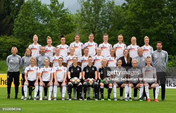 Top Row Left to Right, Leonie Maier, Linda Dallmann, Lina Magull, Dzsenifer Marozsan, Lena Oberdorf, Marina Hegering, Giulia Gwinn, Turid Knaak,...