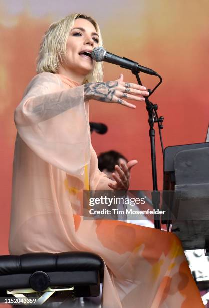 Skylar Grey performs during BottleRock Napa Valley 2019 at Napa Valley Expo on May 26, 2019 in Napa, California.