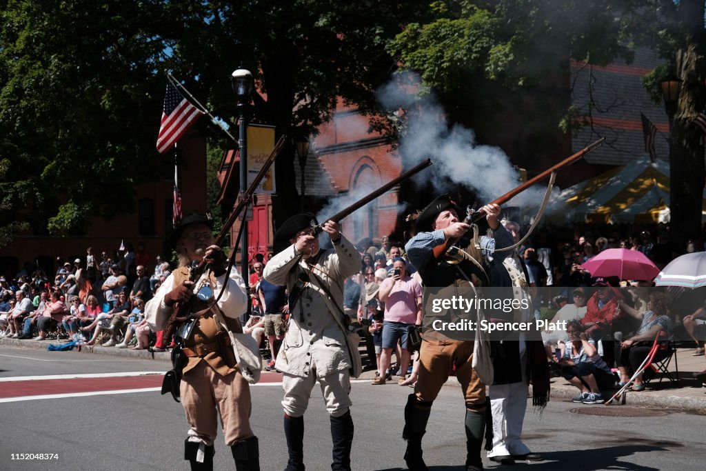 Memorial Day Parade Held In Naugatuck, Connecticut