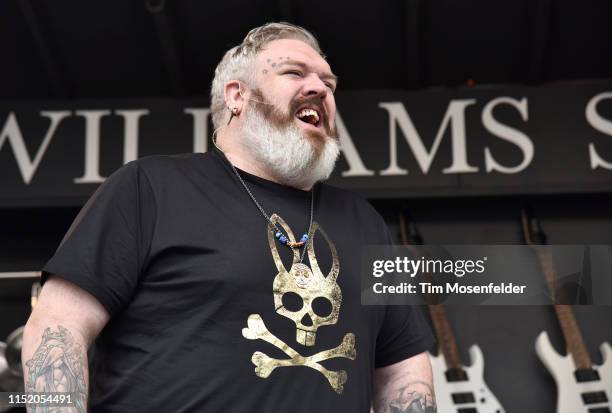 Kristian Nairn aka Hodor attends a cooking demonstration during BottleRock Napa Valley 2019 at Napa Valley Expo on May 26, 2019 in Napa, California.