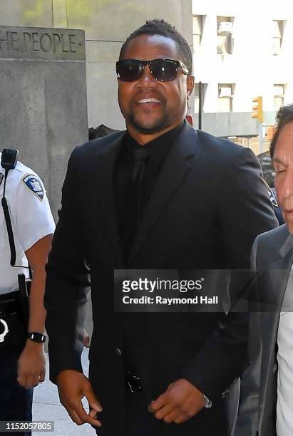Actor Cuba Gooding Jr is seen outside criminal court where he faces charges related to an alleged groping incident on June 26, 2019 in New York City.