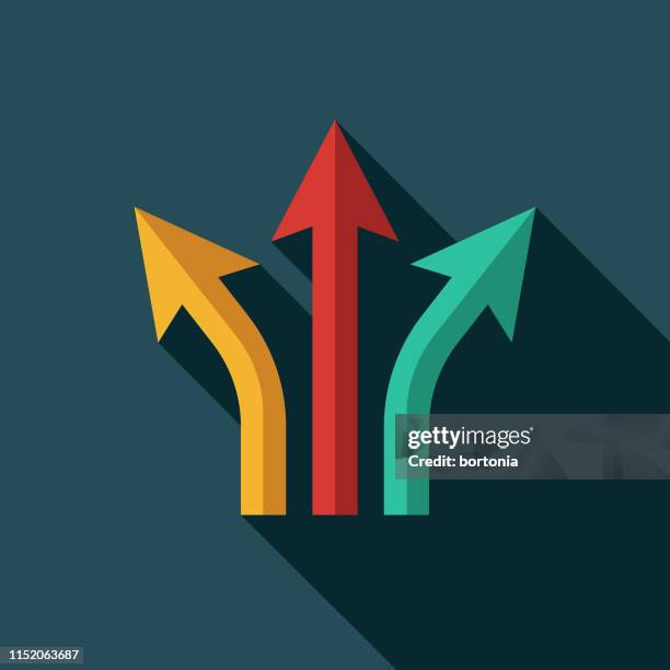 directions map icon - chevron stock illustrations