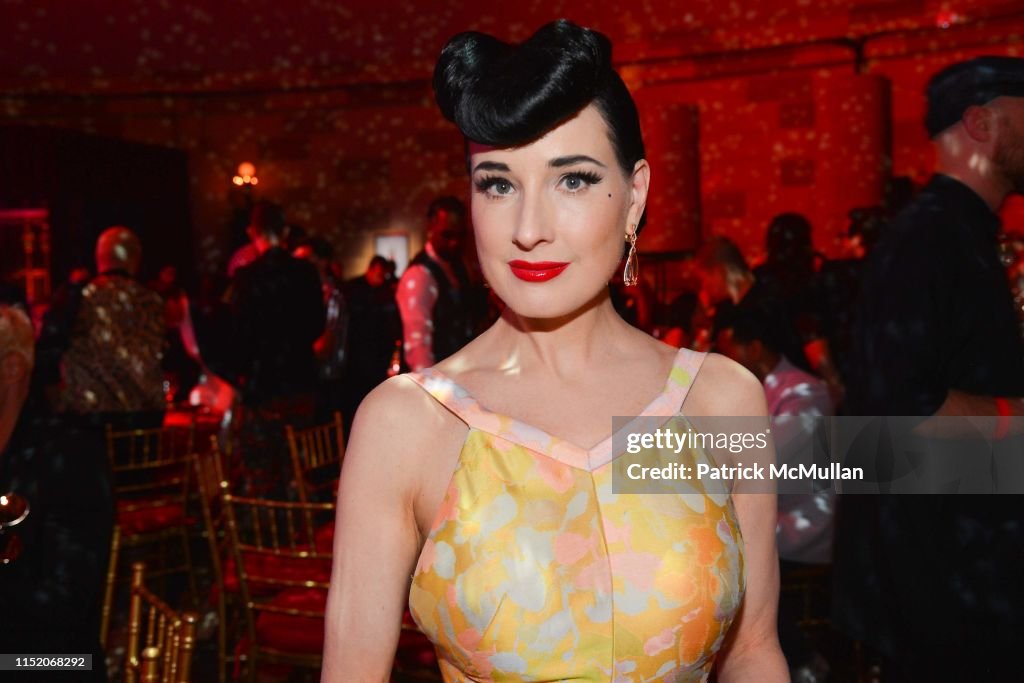 Dita Von Teese attends LOVE Ball III - Inside at Gotham Hall on June