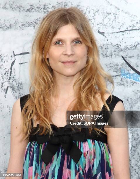 Clemence Poesy attends the Serpentine Gallery Summer Party at Hyde Park in London.